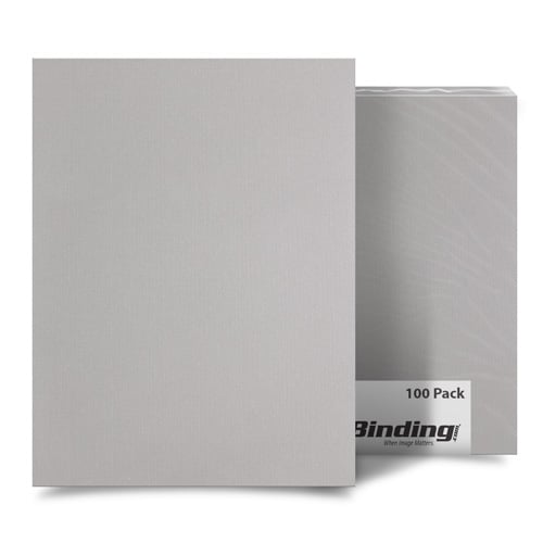 Light Gray Linen 5.5" x 8.5" Half Size Covers - 100pk