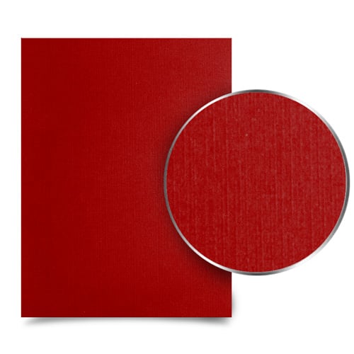 Red Linen 8.75" x 11.25" Oversize Covers - 100pk