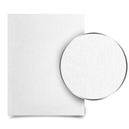 204 Linen Cover (100 sets / 200 pcs) [No Window, Square Corner, White, Unpunched, 8-1/2" X 11"] - Clearance Sale