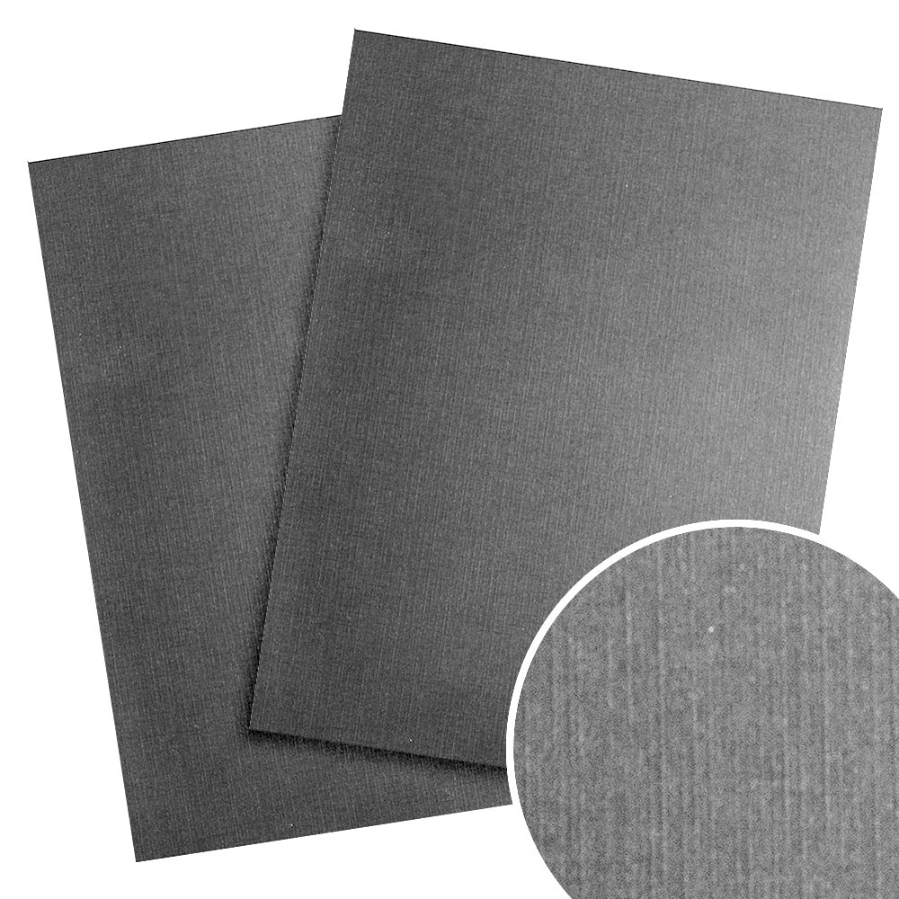 Dark Gray Linen 5.5" x 8.5" Half Size Covers - 100pk