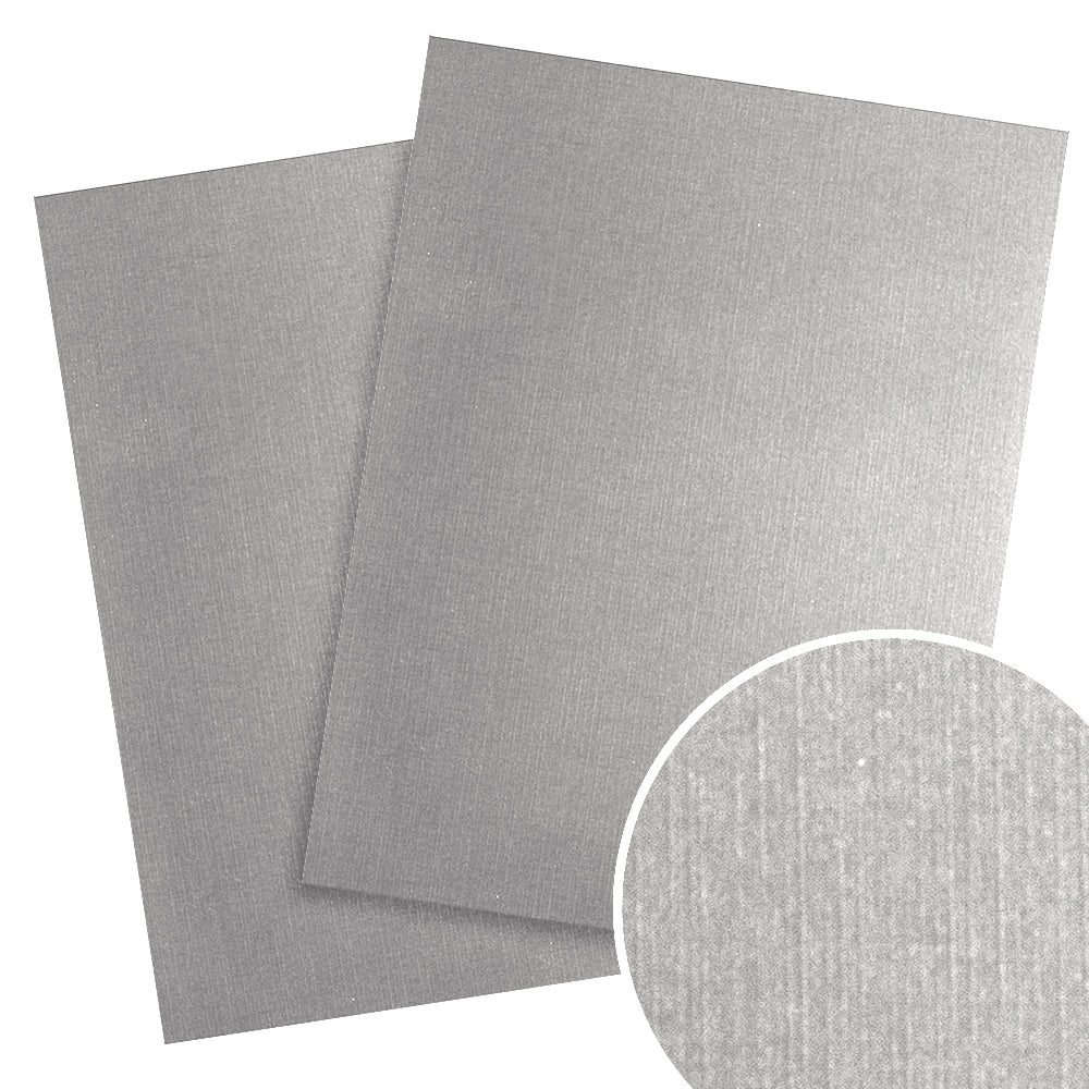 Light Gray Linen 5.5" x 8.5" Half Size Covers - 100pk