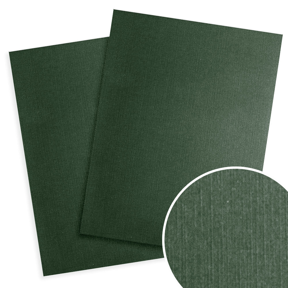 Hunter Green Linen Weave Covers