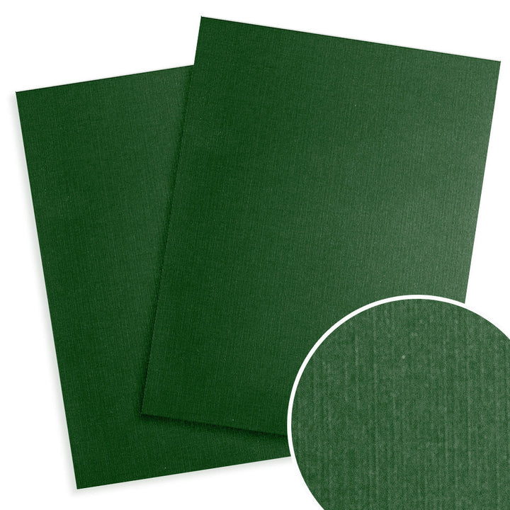 Dark Green Linen A4 Size Binding Covers - 100pk