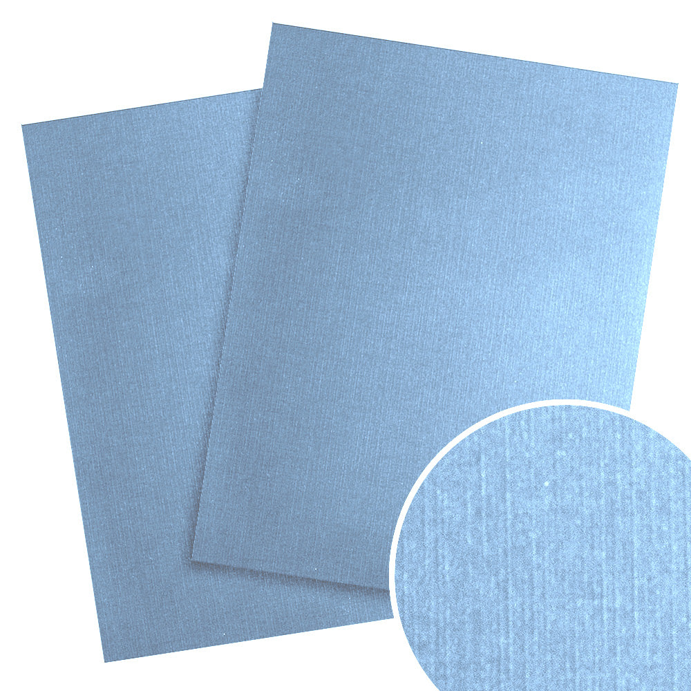 Light Blue Linen A4 Size Binding Covers - 100pk