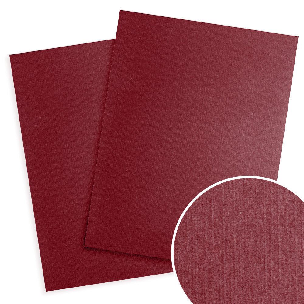 Maroon Linen A4 Size Binding Covers - 100pk