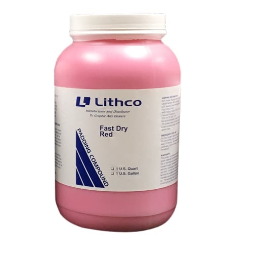 Fast Drying Red Padding Compound - 1 Gallon