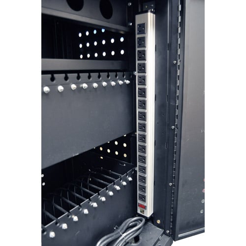 Luxor Black 30 Tablet and Laptop Computer Charging Cart - LLTM30-B