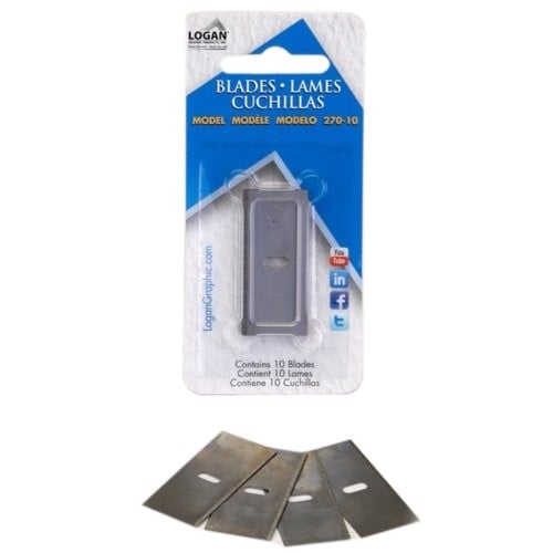 Logan Mat Cutter Replacement Blades – Packs of 5 to 100
