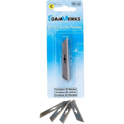 Logan WC-20 Replacement Blade for FoamWerks WC Series Foam Board Cutters - 20pk