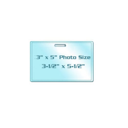 10MIL 3" x 5" Photo Card Laminating Pouches with Long Side Slot - 100pk