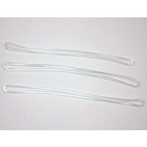 6" Luggage Loops, Translucent Plastic (100pk) - AKCL403F