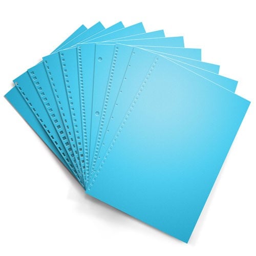 Lunar Blue Astrobrights 24lb Unpunched Binding Paper - 500 Sheets