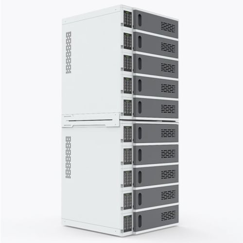 Luxor 10-Bay Charging Locker for Mobile Devices - LLTSW10-G