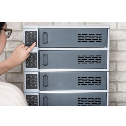 Luxor 10-Bay Charging Locker for Mobile Devices - LLTSW10-G