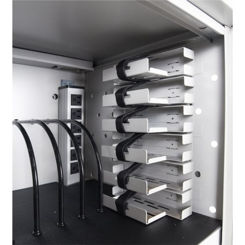 Luxor 12-Tablet/Chromebook Vertical Wall / Desk Charging Box