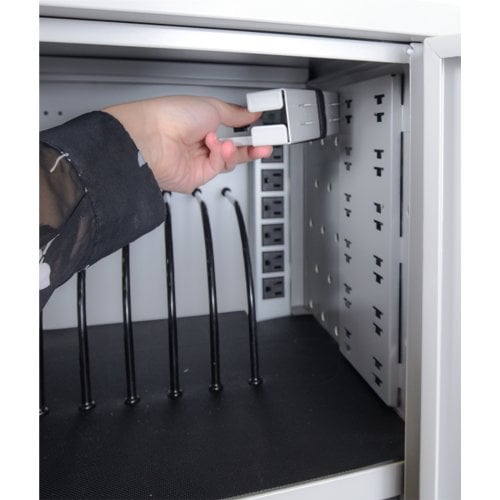 Luxor 12-Tablet/Chromebook Vertical Wall / Desk Charging Box