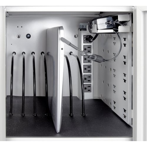 Luxor 12-Tablet/Chromebook Vertical Wall / Desk Charging Box