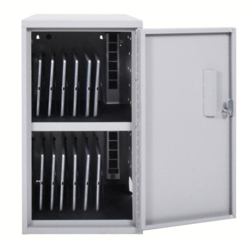 Luxor 12-Tablet/Chromebook Vertical Wall / Desk Charging Box