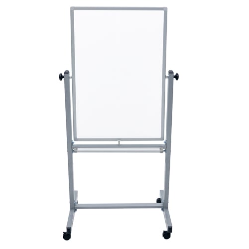 Luxor 24" x 36" Reversible Mobile Steel Magnetic Whiteboard
