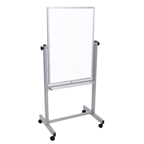 Luxor 24" x 36" Reversible Mobile Steel Magnetic Whiteboard