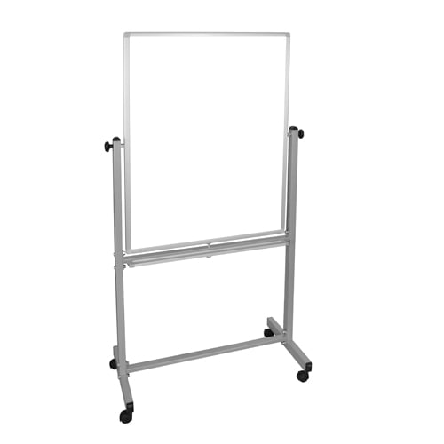 Luxor 30" x 40" Reversible Mobile Steel Magnetic Whiteboard