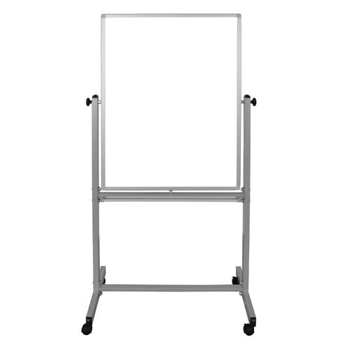 Luxor 30" x 40" Reversible Mobile Steel Magnetic Whiteboard