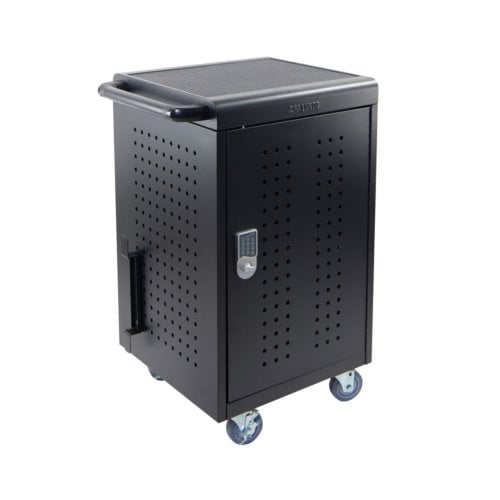 Luxor 30-Tablet Charging Cart with Keypad Lock - LLTM30-B-KP