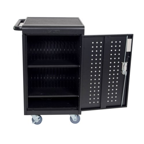 Luxor 30-Tablet Charging Cart with Keypad Lock - LLTM30-B-KP