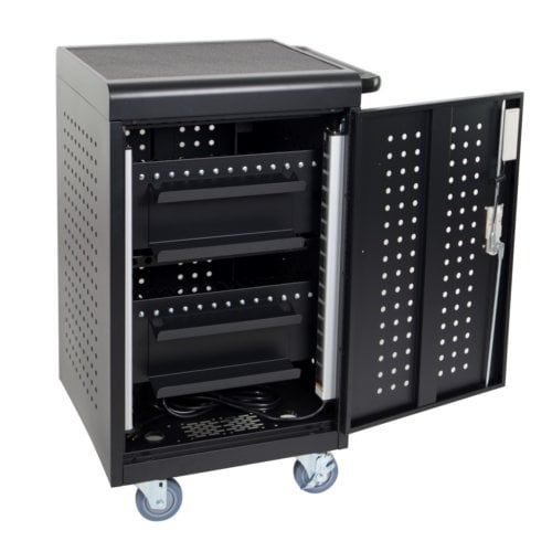 Luxor 30-Tablet Charging Cart with Keypad Lock - LLTM30-B-KP