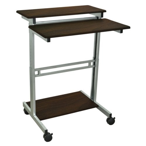 Luxor 31.5" Wide Walnut Stand Up Presentation Station