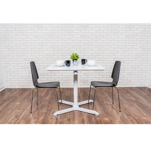 Luxor Pneumatic Height Adjustable Caf�� Square Round Tables
