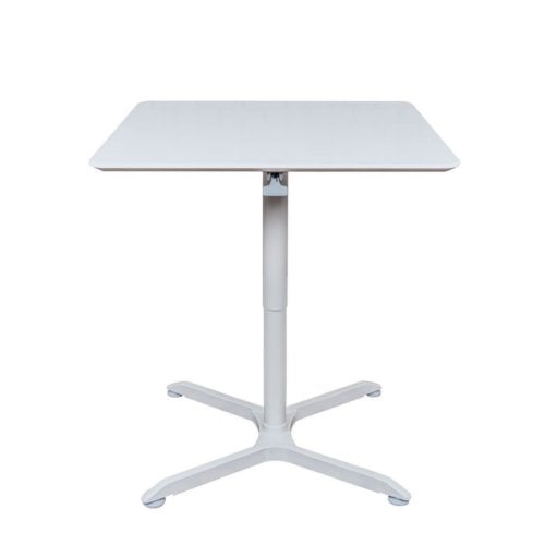 Luxor 36" Square Pneumatic Height Adjustable Caf�� Table - LX-PNADJ-36SQ