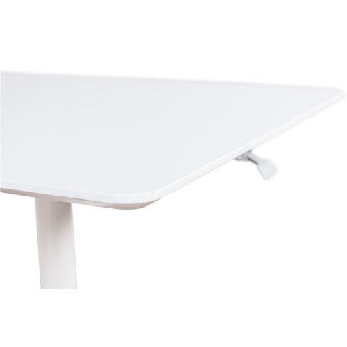 Luxor 36" Square Pneumatic Height Adjustable Caf�� Table - LX-PNADJ-36SQ