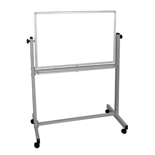 Luxor 36" x 24" Reversible Magnetic Steel Mobile Whiteboard