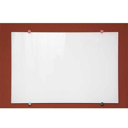 Luxor 40" x 30" Magnetic Wall-Mounted Glass Board