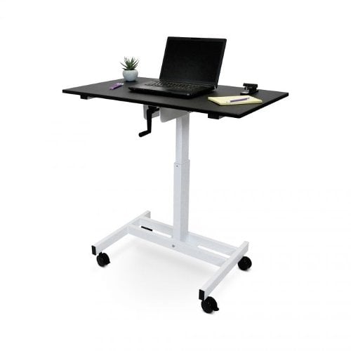 Luxor 40" Single-Column Crank Stand Up Desk - STANDUP-SC40-WB