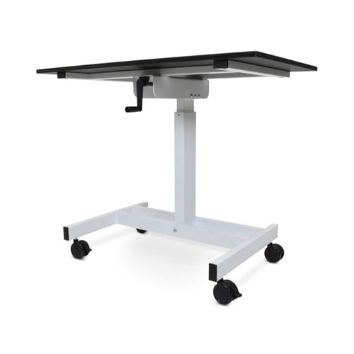 Luxor 40" Single-Column Crank Stand Up Desk - STANDUP-SC40-WB