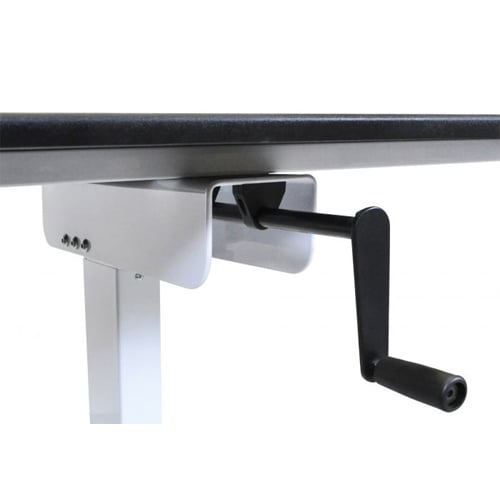 Luxor 40" Single-Column Crank Stand Up Desk - STANDUP-SC40-WB