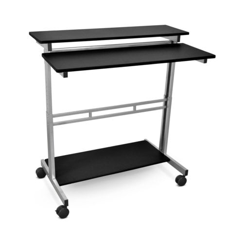 Luxor 40" Wide Adjustable Stand-Up Workstation (Black) - STANDUP-40-B