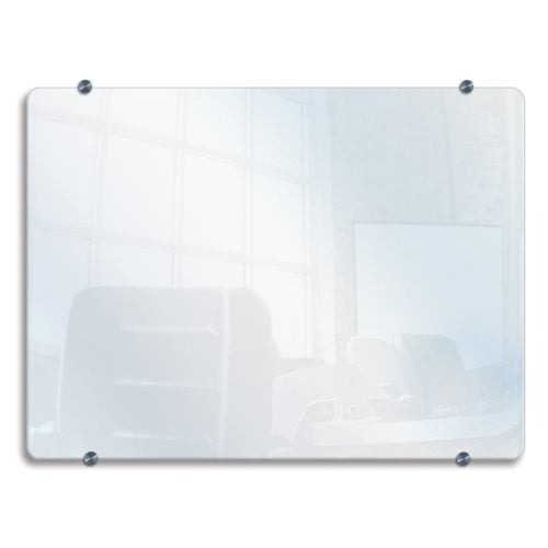 Luxor 40" x 30" Magnetic Wall-Mounted Glass Board