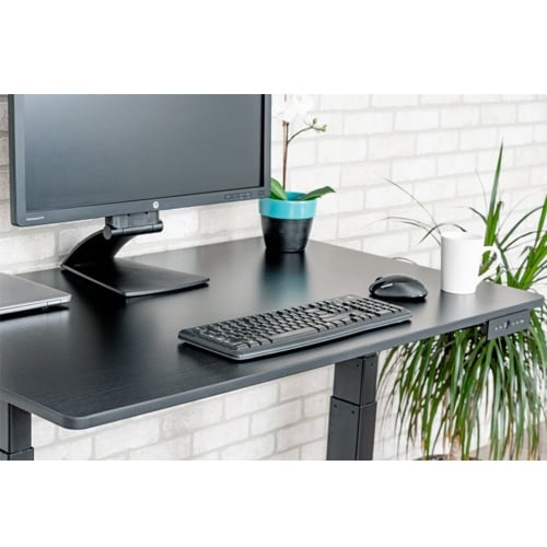 Luxor 48" 3-Stage Dual Motor Adjustable Electric Stand Up Desk - STANDE-48-BK/BO
