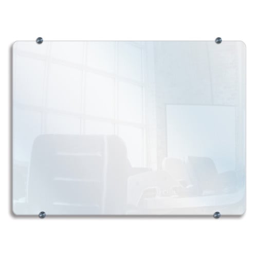 Luxor 48" x 34" Wall-Mounted Glass Board