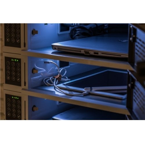 Luxor 5-Bay Charging Locker for Mobile Devices - LLTSW5-G