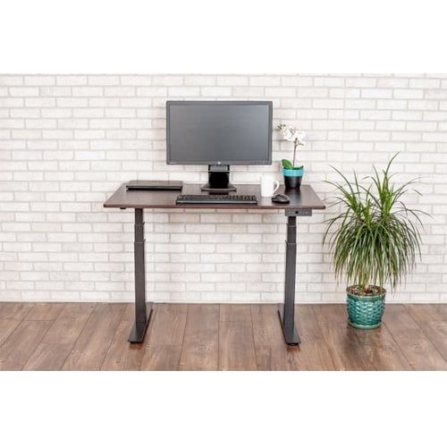 Luxor 60" 3-Stage Dual-Motor Adjustable Electric Stand Up Desk - STANDE-60-BK/DW