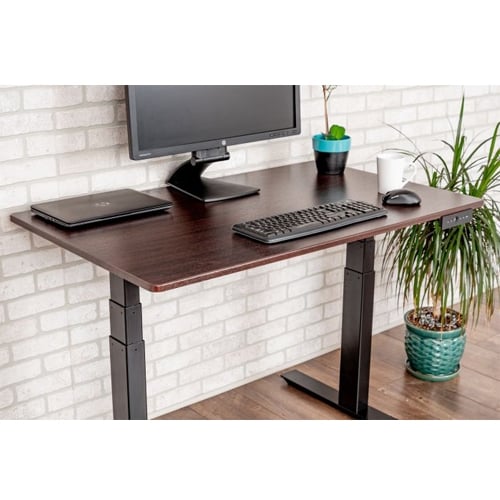 Luxor 60" 3-Stage Dual-Motor Adjustable Electric Stand Up Desk - STANDE-60-BK/DW