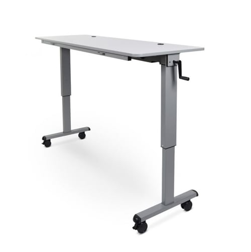 Luxor 60" Adjustable Flip-Top Table Sit/Stand Desk - STAND-NESTC-60