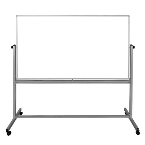 Luxor 72" x 48" Two-Sided Mobile Magnetic Music Whiteboard