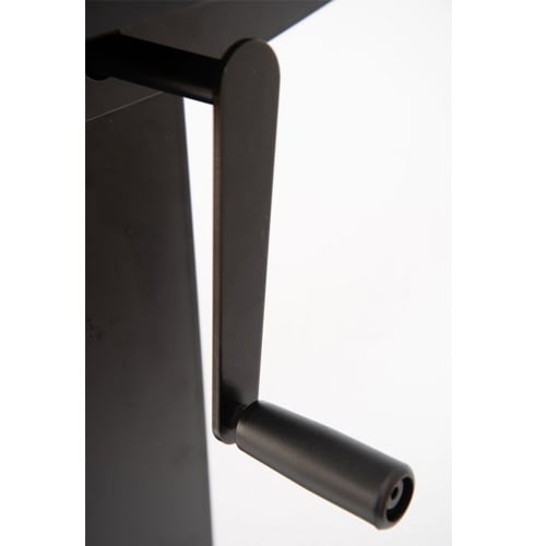 Luxor 48" Dark Walnut High-Speed Crank Adjustable Stand Up Desk - STANDCF48-BK/DW