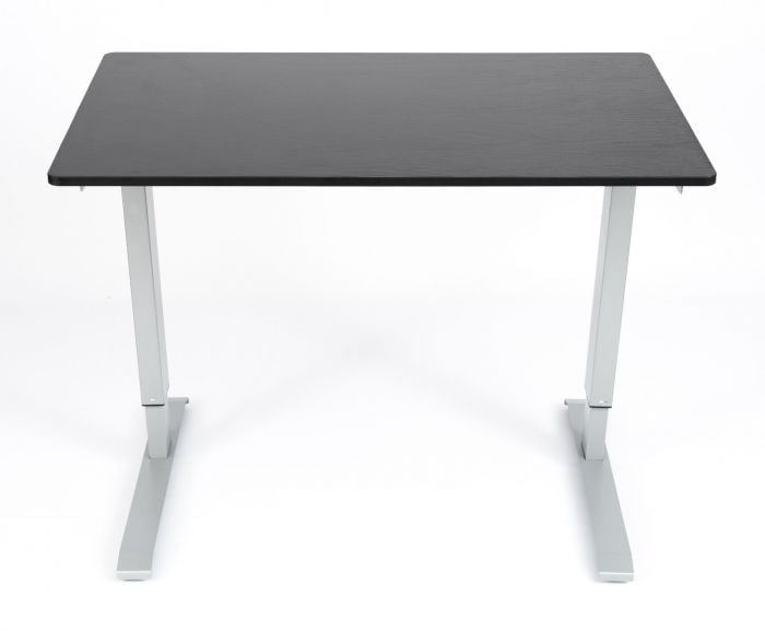 Luxor 48" Black Oak High-Speed Crank Adjustable Stand Up Desk - STANDCF48-AG/BO