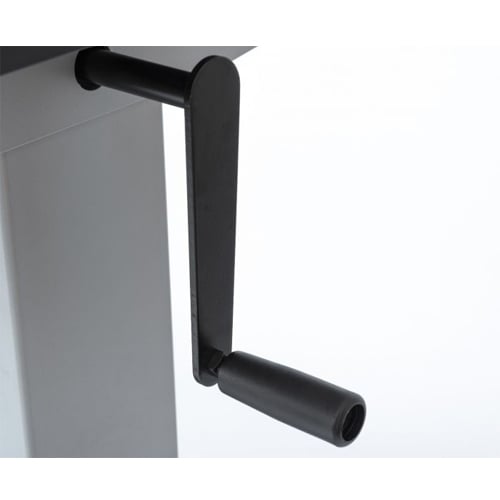 Luxor 60" Black Oak High-Speed Crank Adjustable Stand Up Desk - STANDCF60-AG/BO